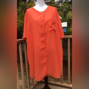 Lane Bryant Intimates Orange Coverup